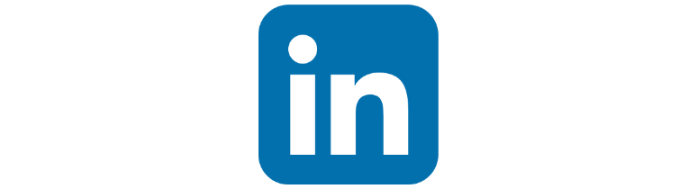 Social media icon representing LinkedIn platform.