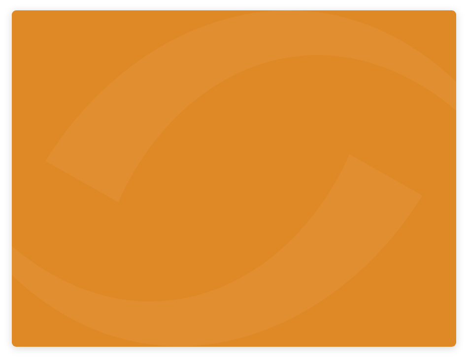 Square, rectangular, rounded corner background artwork featuring Stemloop arc icon overlaid in transparent white over Stemloop "carotene orange" color.