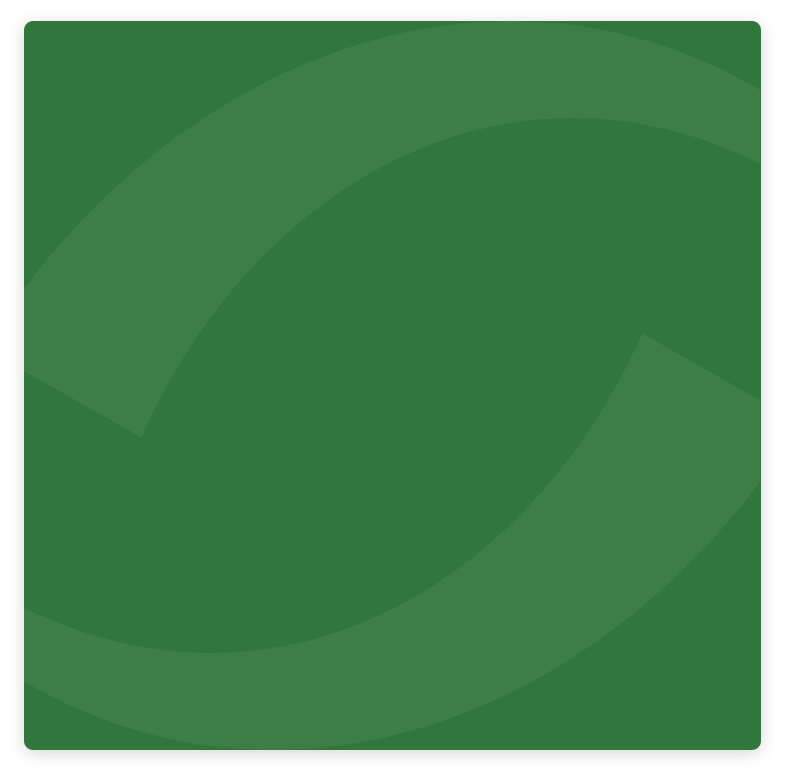 Square, rectangular, rounded corner background artwork featuring Stemloop arc icon overlaid in transparent white over Stemloop "chlorophyll green" color.